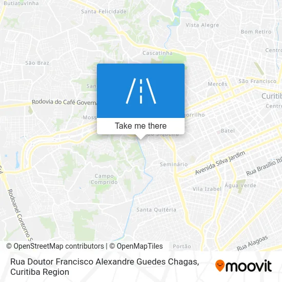 Rua Doutor Francisco Alexandre Guedes Chagas map