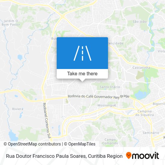 Rua Doutor Francisco Paula Soares map
