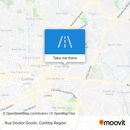 Rua Doutor Goulin map