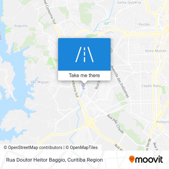 Rua Doutor Heitor Baggio map