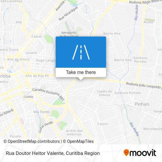 Rua Doutor Heitor Valente map
