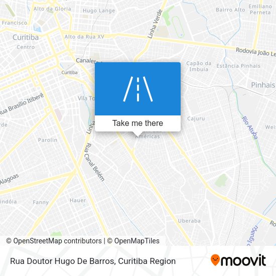 Rua Doutor Hugo De Barros map