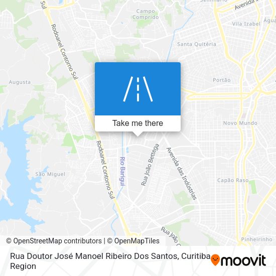 Rua Doutor José Manoel Ribeiro Dos Santos map