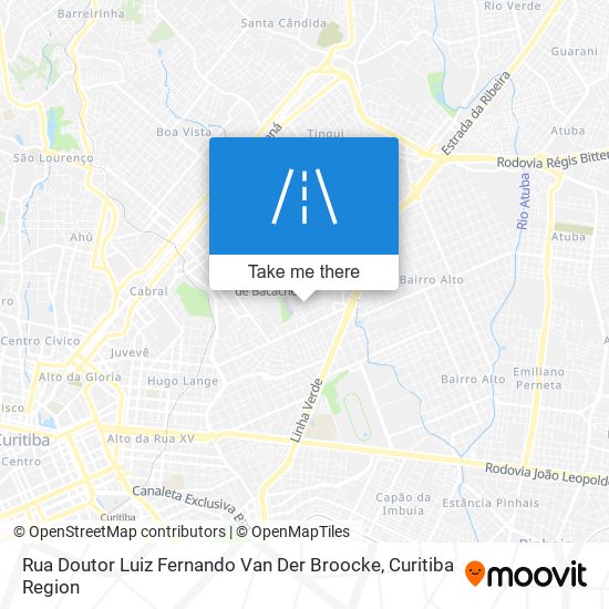 Rua Doutor Luiz Fernando Van Der Broocke map