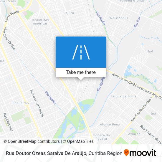 Rua Doutor Ozeas Saraiva De Araújo map