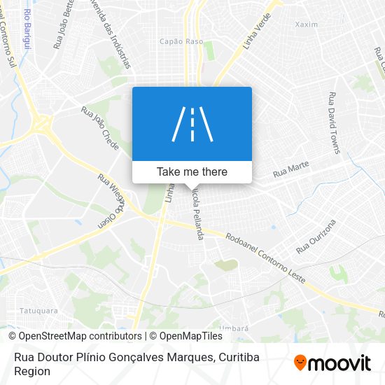 Rua Doutor Plínio Gonçalves Marques map