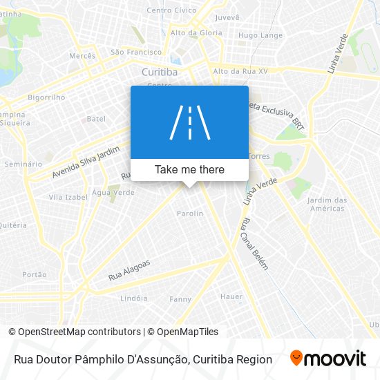 Mapa Rua Doutor Pâmphilo D'Assunção