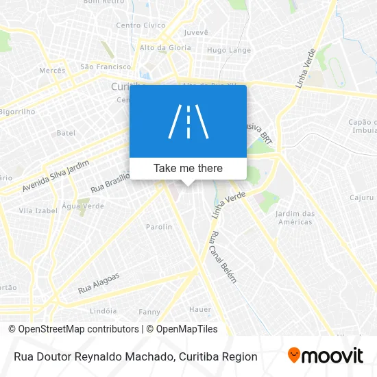 Rua Doutor Reynaldo Machado map
