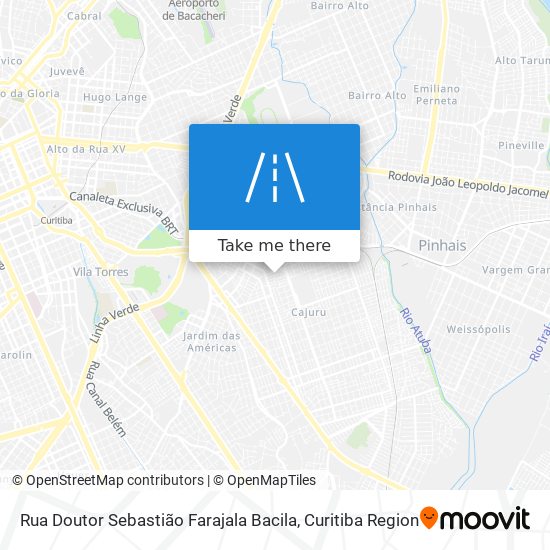 Rua Doutor Sebastião Farajala Bacila map