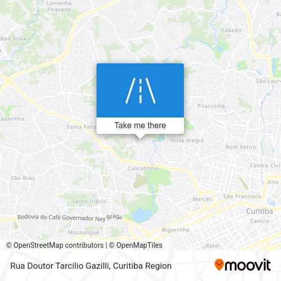 Rua Doutor Tarcilio Gazilli map