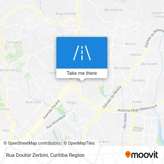 Rua Doutor Zerbini map