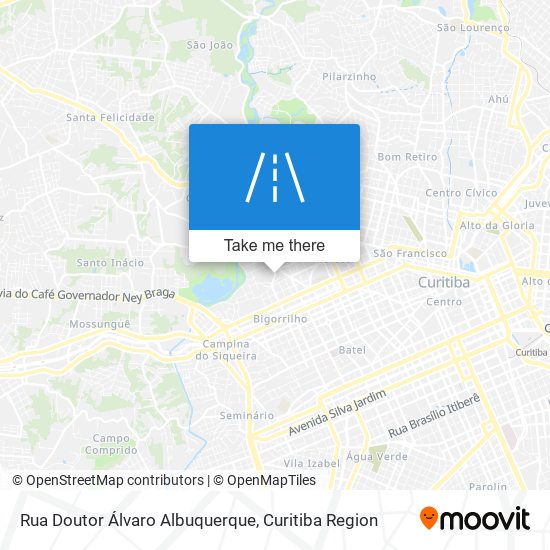 Mapa Rua Doutor Álvaro Albuquerque