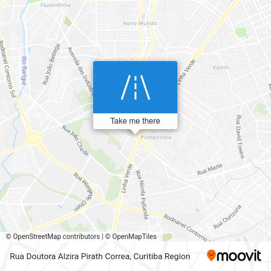 Rua Doutora Alzira Pirath Correa map