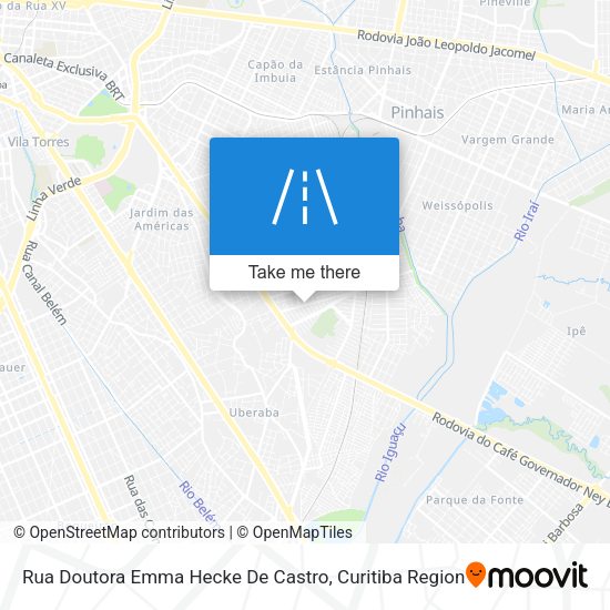 Rua Doutora Emma Hecke De Castro map