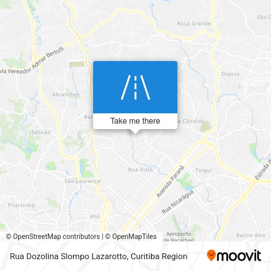 Rua Dozolina Slompo Lazarotto map