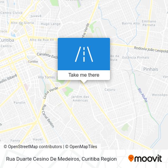 Rua Duarte Cesino De Medeiros map