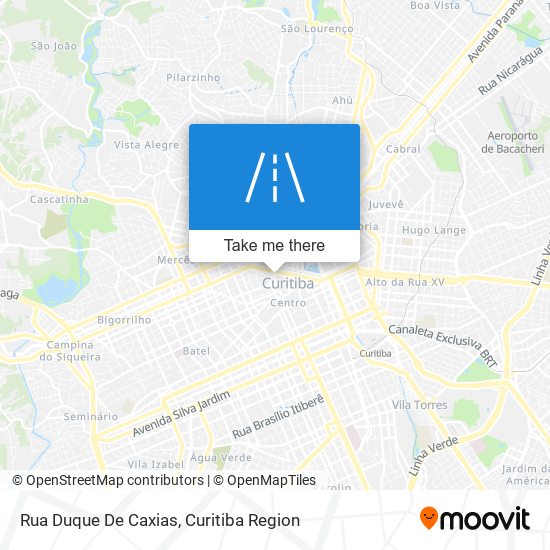 Mapa Rua Duque De Caxias