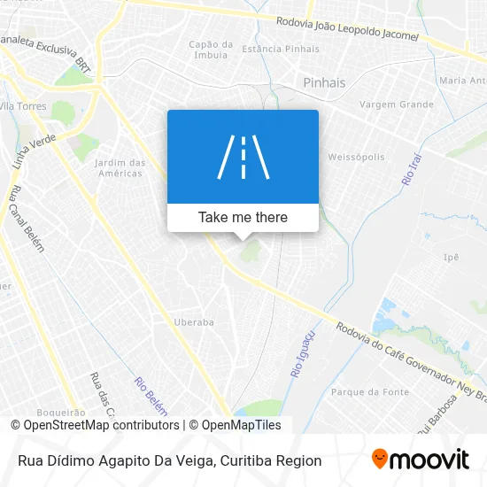 Rua Dídimo Agapito Da Veiga map