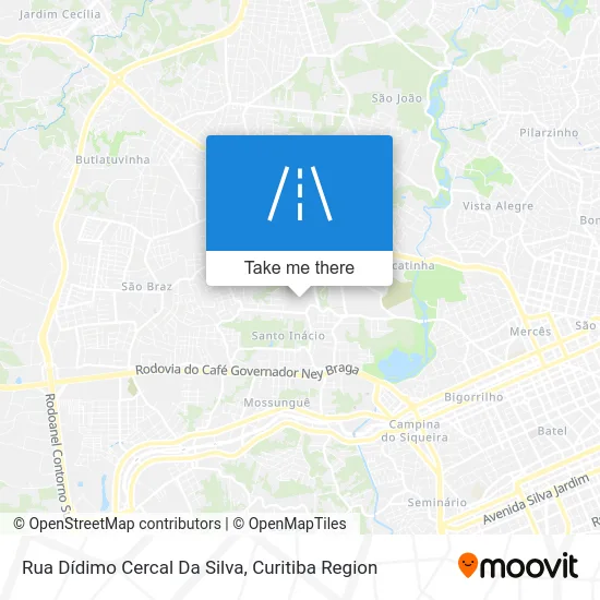 Rua Dídimo Cercal Da Silva map