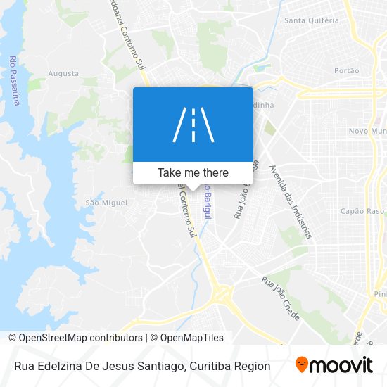 Rua Edelzina De Jesus Santiago map