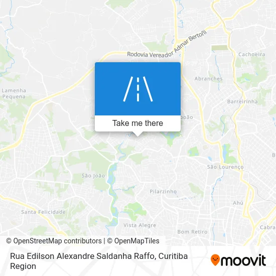 Rua Edilson Alexandre Saldanha Raffo map