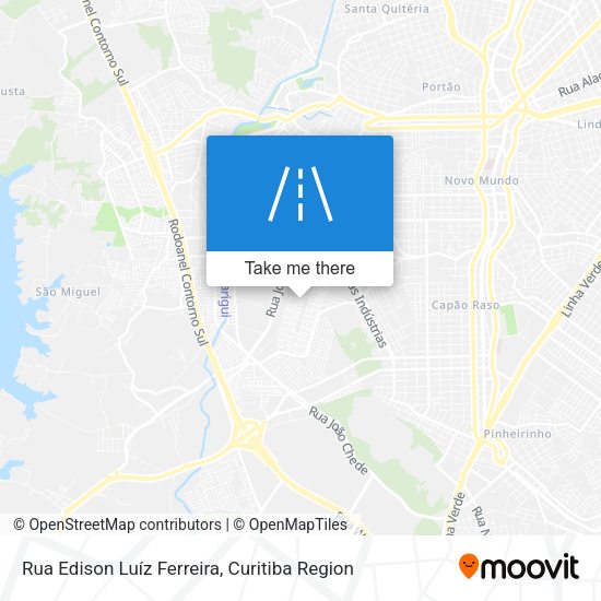 Rua Edison Luíz Ferreira map