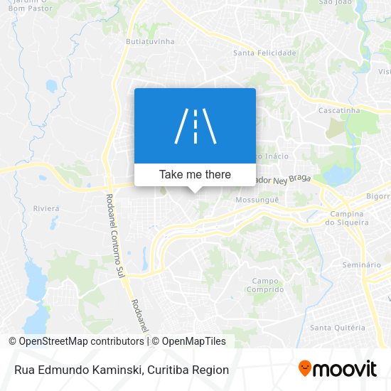 Rua Edmundo Kaminski map