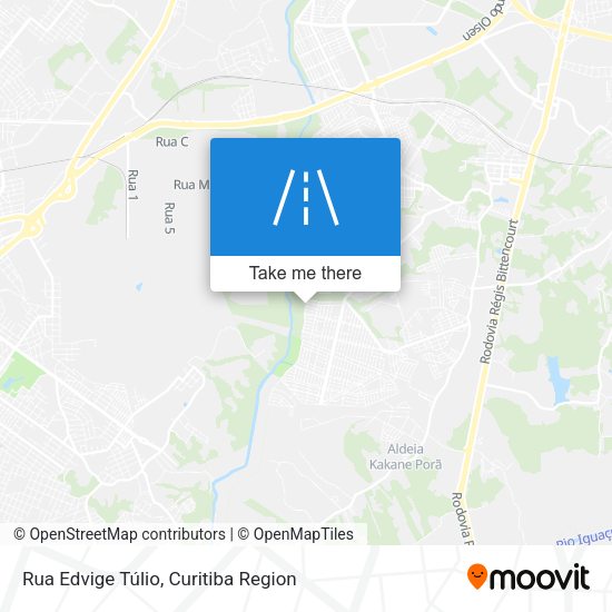 Rua Edvige Túlio map