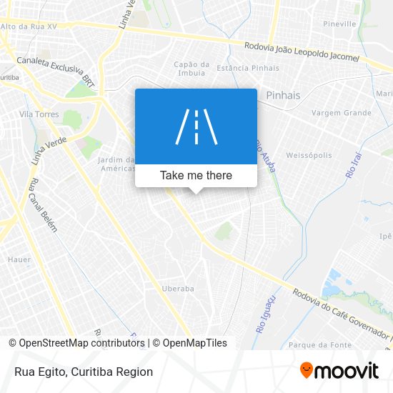 Rua Egito map