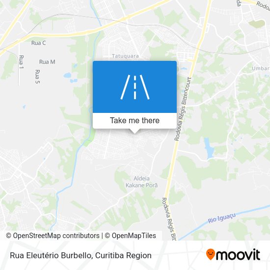 Rua Eleutério Burbello map