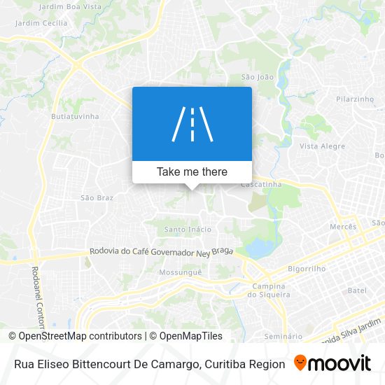 Rua Eliseo Bittencourt De Camargo map