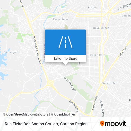 Rua Elvira Dos Santos Goulart map