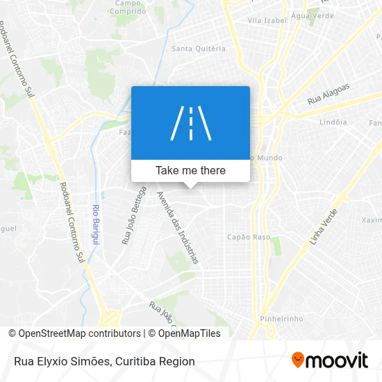 Rua Elyxio Simões map