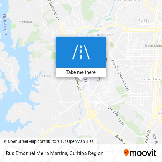 Rua Emanuel Meira Martins map