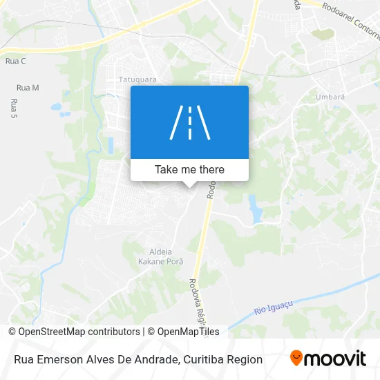 Rua Emerson Alves De Andrade map