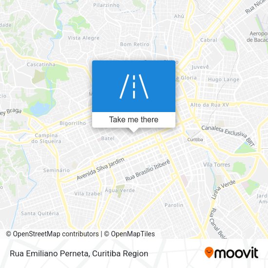 Rua Emiliano Perneta map