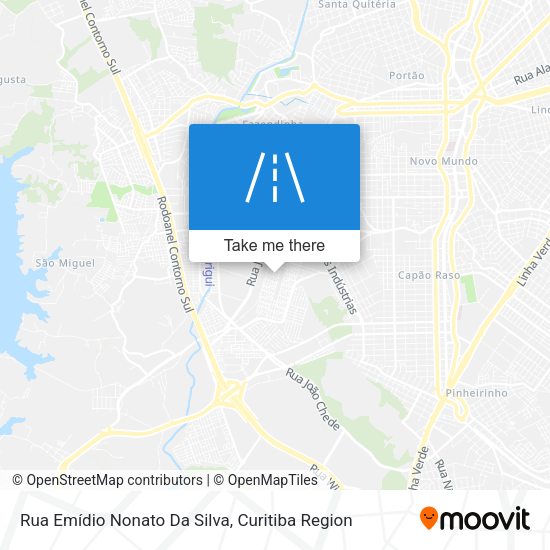Rua Emídio Nonato Da Silva map