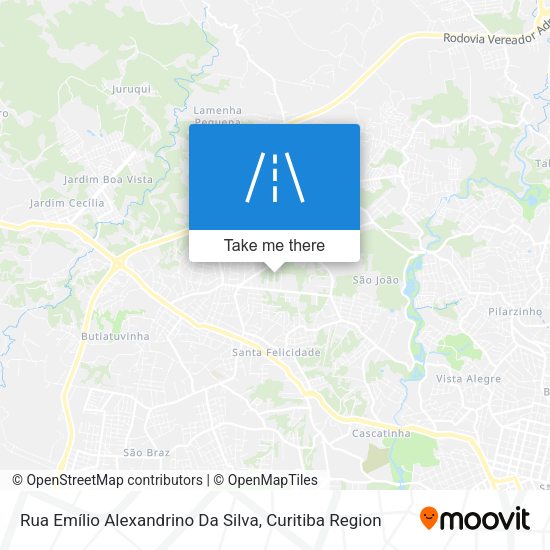 Rua Emílio Alexandrino Da Silva map