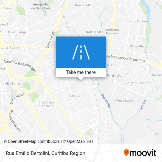 Rua Emílio Bertolini map