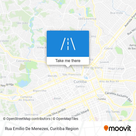 Rua Emílio De Menezes map