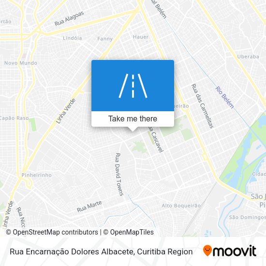 Rua Encarnação Dolores Albacete map