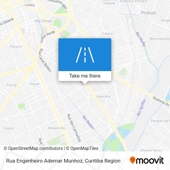 Rua Engenheiro Ademar Munhoz map