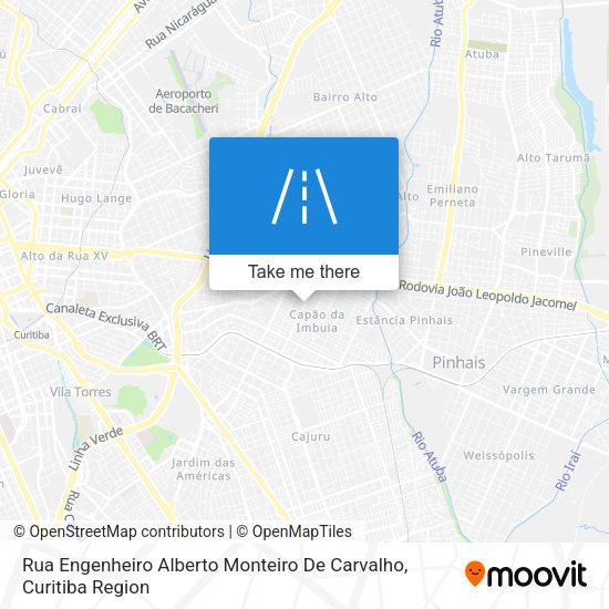 Rua Engenheiro Alberto Monteiro De Carvalho map