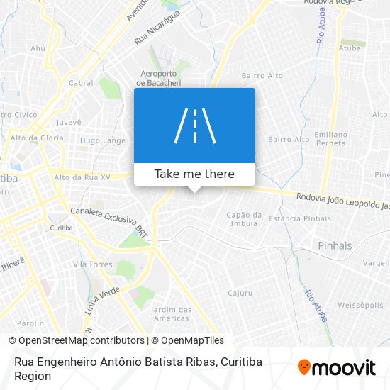 Rua Engenheiro Antônio Batista Ribas map