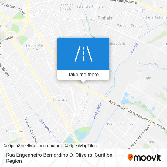 Rua Engenheiro Bernardino D. Oliveira map