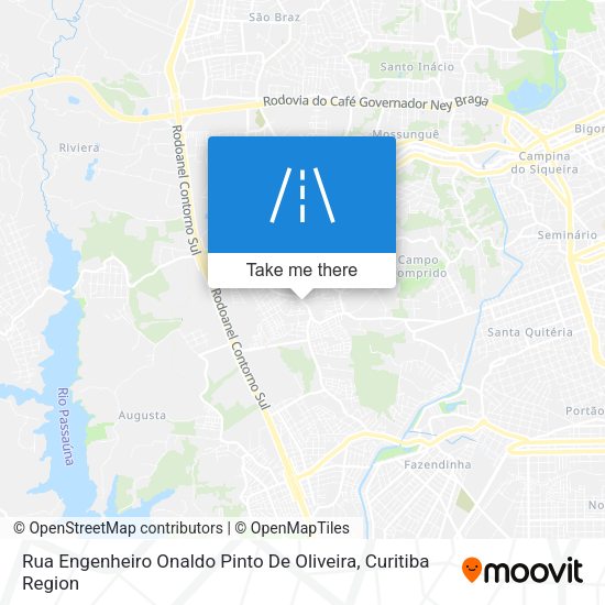 Rua Engenheiro Onaldo Pinto De Oliveira map