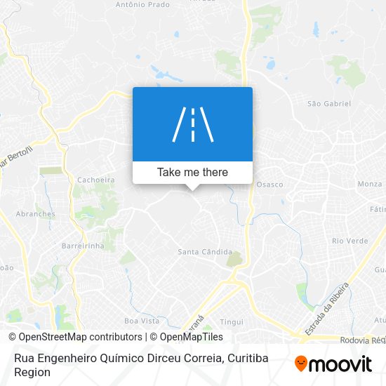 Rua Engenheiro Químico Dirceu Correia map