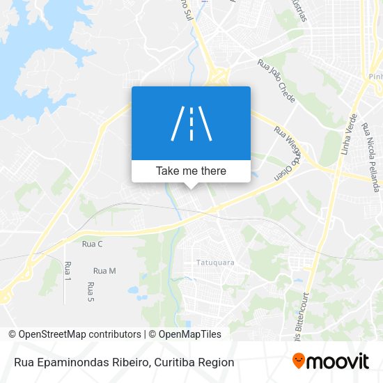 Rua Epaminondas Ribeiro map