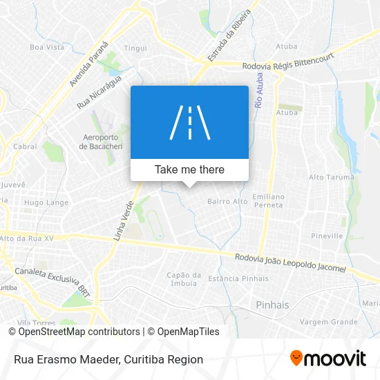 Rua Erasmo Maeder map