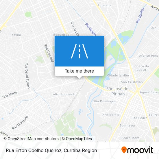 Rua Erton Coelho Queiroz map